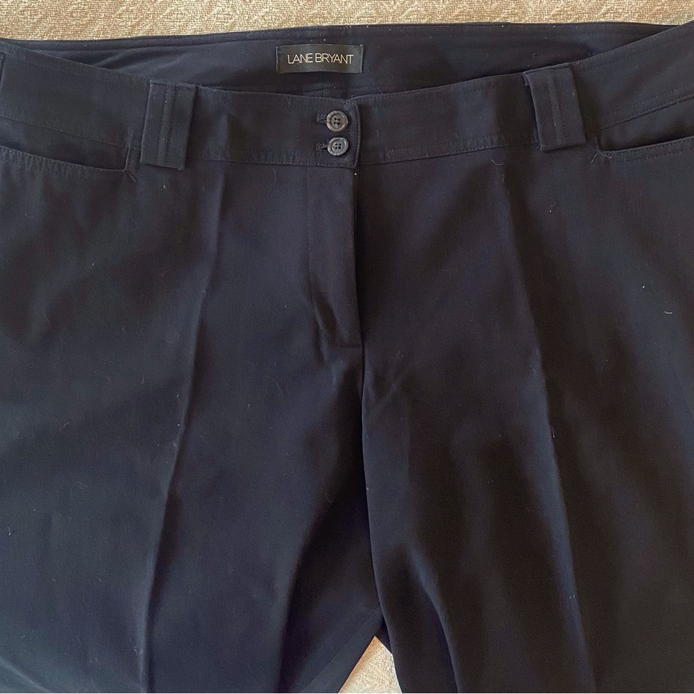 Lane Bryant Black Chino Pants Size 22W